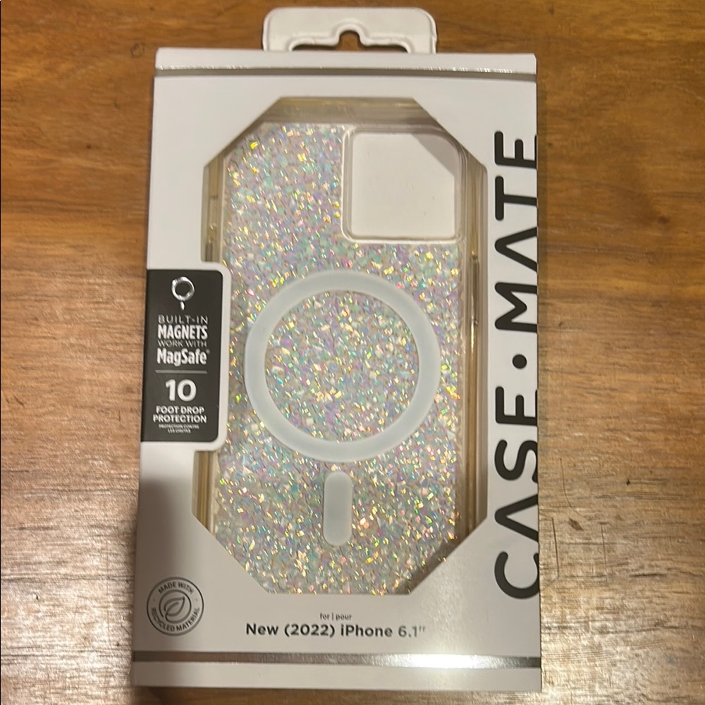 Case-Mate Silver Glitter iPhone Case
